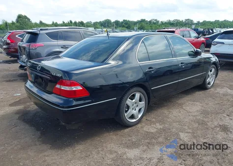 2005 Lexus Ls 430 from USA, damaged, VIN JTHBN36F555022298